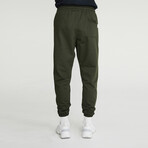 Drawstring Jogger Sweatpants // Olive (XL)