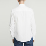 Key Long Sleeve Button-Up Shirt // White (L)