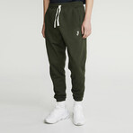 Drawstring Jogger Sweatpants // Olive (XL)