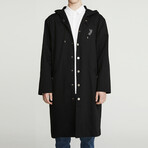 Camaro Long-Line Raincoat // Black (XL)