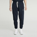 Drawstring Jogger Sweatpants // Navy (L)