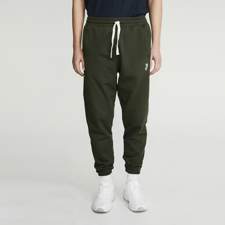 Drawstring Jogger Sweatpants // Olive (S)