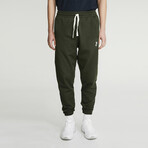 Drawstring Jogger Sweatpants // Olive (XL)
