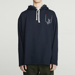 Welder Hoodie // Navy (XL)