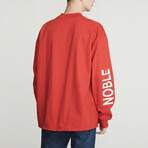 Radial Crewneck Sweatshirt // Red (M)