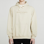 Noble Donkey Hoodie // Beige (M)