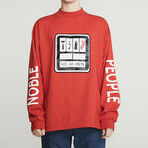 Radial Crewneck Sweatshirt // Red (M)