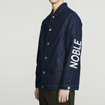 Noble People Denim Trucker Jacket // Dark Blue (S)