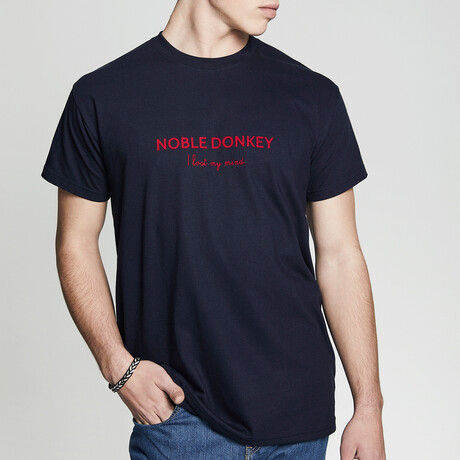 Noble Donkey Tee // Navy (S)