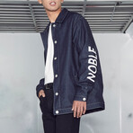 Noble People Denim Trucker Jacket // Dark Blue (S)