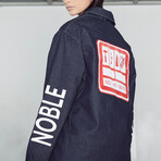 Noble People Denim Trucker Jacket // Dark Blue (S)