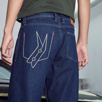 Airbrush Noble Donkey Jeans // Dark Blue (40)