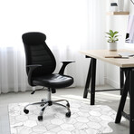 Raw Vinyl Office Accessories // Carl (Mouse Pad - 7.7"Ø)