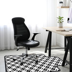 Rockefeller Vinyl Office Accessories // Leith (Mouse Pad - 7.7"Ø)