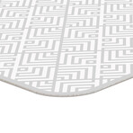 Classic Neutral Vinyl Office Accessories // Fenton (Mouse Pad - 7.7"Ø)