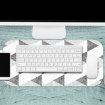 Raw Vinyl Office Accessories // Bjoern (Mouse Pad - 7.7"Ø)