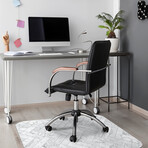 Raw Vinyl Office Accessories // Bronte (Mouse Pad - 7.7"Ø)