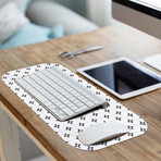 Rockefeller Vinyl Office Accessories // Marino (Mouse Pad - 7.7"Ø)