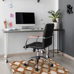 Marquetry Vinyl Office Accessories // Fabio (Mouse Pad - 7.7"Ø)