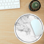 Raw Vinyl Office Accessories // Emile (Mouse Pad - 7.7"Ø)