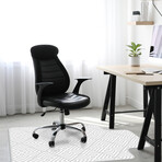 Classic Neutral Vinyl Office Accessories // Fenton (Mouse Pad - 7.7"Ø)