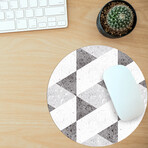 Raw Vinyl Office Accessories // Bjoern (Mouse Pad - 7.7"Ø)