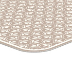 Classic Neutral Vinyl Office Accessories // Micha (Mouse Pad - 7.7"Ø)