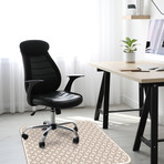 Classic Neutral Vinyl Office Accessories // Micha (Mouse Pad - 7.7"Ø)