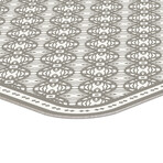 Classic Neutral Vinyl Office Accessories // Floro (Mouse Pad - 7.7"Ø)