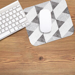 Raw Vinyl Office Accessories // Bjoern (Mouse Pad - 7.7"Ø)