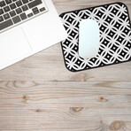 Rockefeller Vinyl Office Accessories // Leith (Mouse Pad - 7.7"Ø)