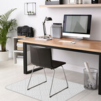 Classic Neutral Vinyl Office Accessories // Fenton (Mouse Pad - 7.7"Ø)