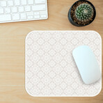 Classic Neutral Vinyl Office Accessories // Sebastian (Mouse Pad - 7.7"Ø)