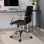 Classic Neutral Vinyl Office Accessories // Micha (Mouse Pad - 7.7"Ø)