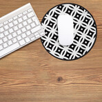 Rockefeller Vinyl Office Accessories // Leith (Mouse Pad - 7.7"Ø)