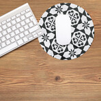 Rockefeller Vinyl Office Accessories // Benjamin (Mouse Pad - 7.7"Ø)