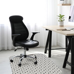 Rockefeller Vinyl Office Accessories // Jacques (Mouse Pad - 7.7"Ø)