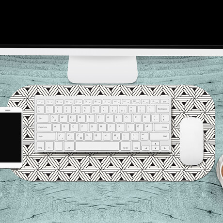 Rockefeller Vinyl Office Accessories // Jacques (Mouse Pad - 7.7"Ø)