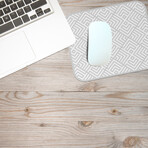 Classic Neutral Vinyl Office Accessories // Fenton (Mouse Pad - 7.7"Ø)