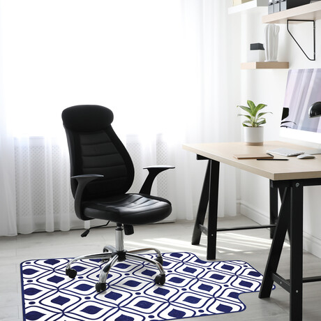 Cyclades Vinyl Office Accessories // Alonzo (Mouse Pad - 7.7"Ø)