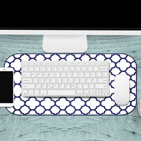 Cyclades Vinyl Office Accessories // Cleo (Mouse Pad - 7.7"Ø)