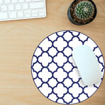Cyclades Vinyl Office Accessories // Cleo (Mouse Pad - 7.7"Ø)