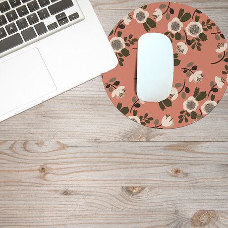 Exotic Vinyl Office Accessories // Grayson (Mouse Pad - 7.7"Ø)