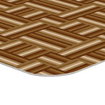 Marquetry Vinyl Office Accessories // Addison (Mouse Pad - 7.7"Ø)