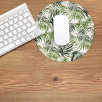 Exotic Vinyl Office Accessories // Hall (Mouse Pad - 7.7"Ø)