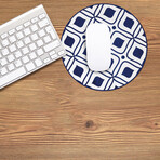 Cyclades Vinyl Office Accessories // Alonzo (Mouse Pad - 7.7"Ø)