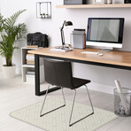 Classic Neutral Vinyl Office Accessories // Leslie (Mouse Pad - 7.7"Ø)