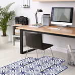 Cyclades Vinyl Office Accessories // Alberico (Mouse Pad - 7.7"Ø)