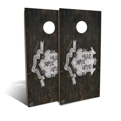 Connecticut State Flag // Cornhole Board Set (2.0)