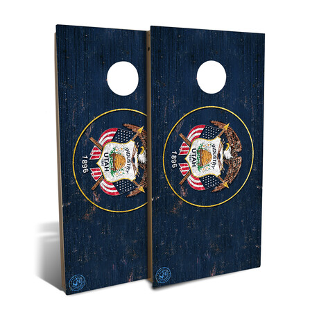 Utah State Flag // Cornhole Board Set (2.0)